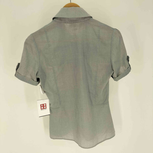 Bruno Pieters コットンポリ 丸襟 S/S シャツ レディース FR:36