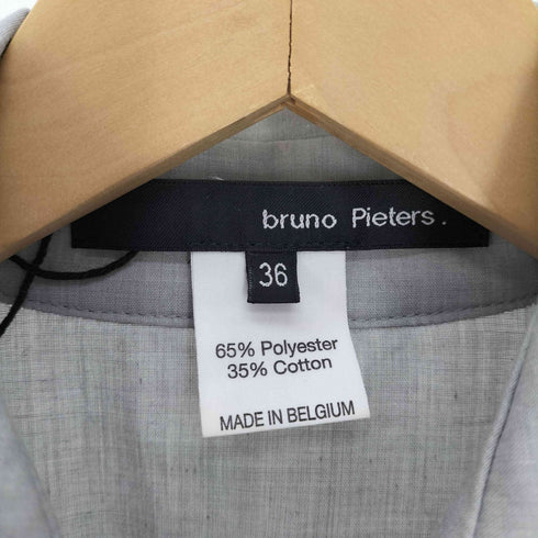 Bruno Pieters コットンポリ 丸襟 S/S シャツ レディース FR:36