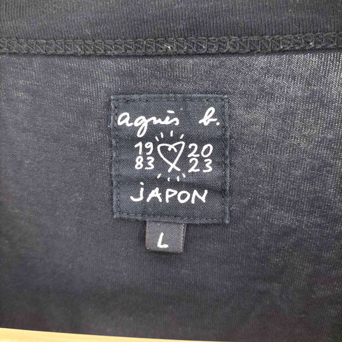 アニエスベー agnes b. Japon GODLIS SAV8 TS 40ans アーティストTシャツ メンズ import:L