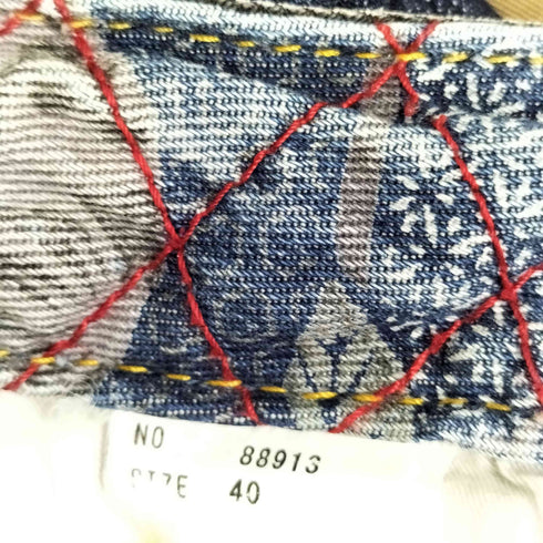 オリエンタルブランドニシキ ORIENTAL BRAND 錦 サクラ刺繍 ジーンズ メンズ 40