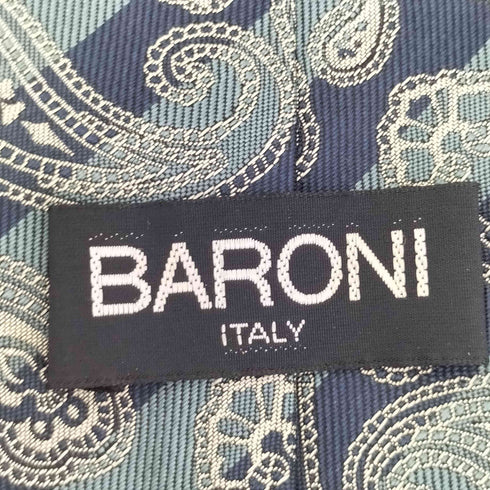 BARONI シルクペイズリー柄ネクタイ メンズ