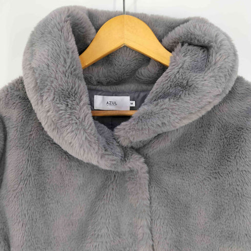 アズールバイマウジー AZUL by moussy FLUFFY SHAWL COLLAR COAT レディース JPN:M