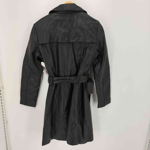 マンゴ MANGO ラムレザートレンチコート レディース import:M
