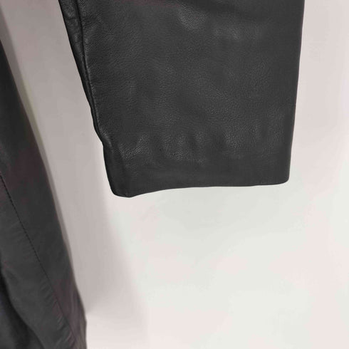 マンゴ MANGO ラムレザートレンチコート レディース import:M