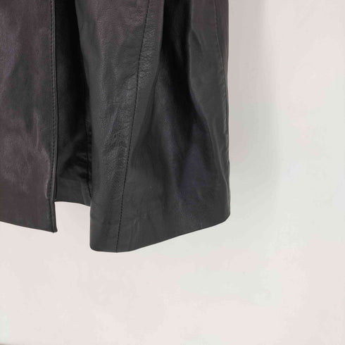 マンゴ MANGO ラムレザートレンチコート レディース import:M