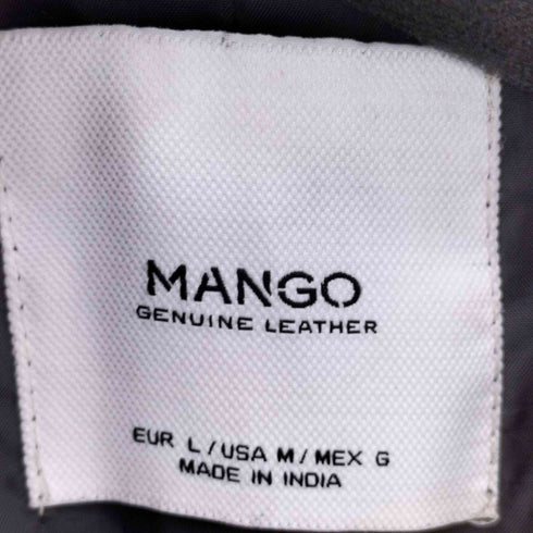 マンゴ MANGO ラムレザートレンチコート レディース import:M
