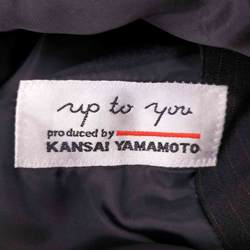 カンサイヤマモト KANSAI YAMAMOTO セットアップ レーヨン混 ストライブテーラードジャケット スラックス メンズ 170A