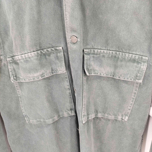 ザラ ZARA 2ポケット デニムジャケット 製品染め メンズ JPN:M
