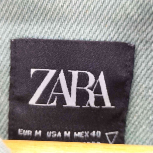 ザラ ZARA 2ポケット デニムジャケット 製品染め メンズ JPN:M