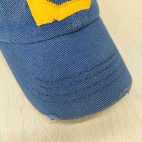 アメリカンイーグルアウトフィッターズ AMERICAN EAGLE OUTFITTERS Sロゴ 6パネルキャップ 6PANEL CAP ローキャップ ダメージ加工 メンズ ONE SIZE
