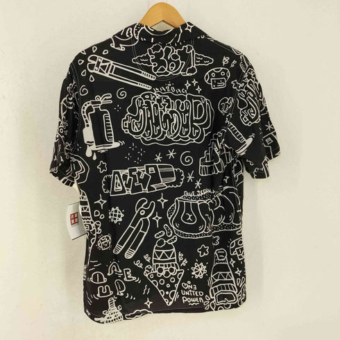 アイジュンヤワタナベコムデギャルソンマン eYe JUNYA WATANABE COMME des GARCONS MAN AD2017 18SS キュプラボイルプリントシャツ メンズ JPN:XS
