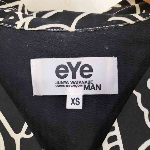 アイジュンヤワタナベコムデギャルソンマン eYe JUNYA WATANABE COMME des GARCONS MAN AD2017 18SS キュプラボイルプリントシャツ メンズ JPN:XS