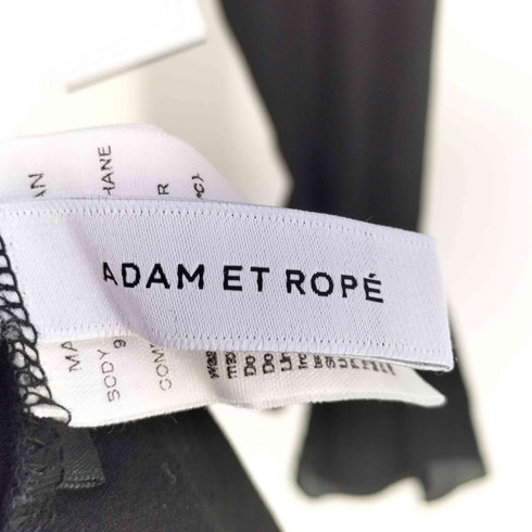 アダムエロペ Adam et Rope 袖口シフォンフリルタートルプルオーバー レディース FREE