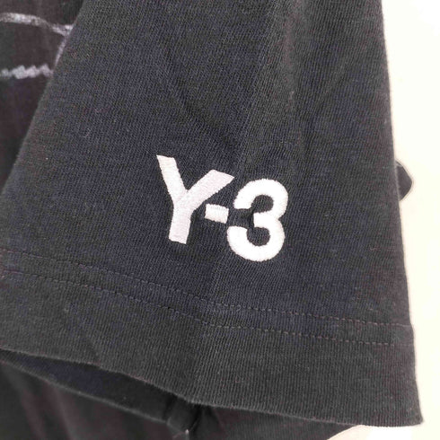 ワイスリー Y-3 DISTRESSED SIGNATURE SS TEE - BLACK メンズ JPN:XS