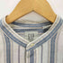 ギャップ Gap old 香港製 コットンリネン バンドカラーシャツ メンズ JPN:L