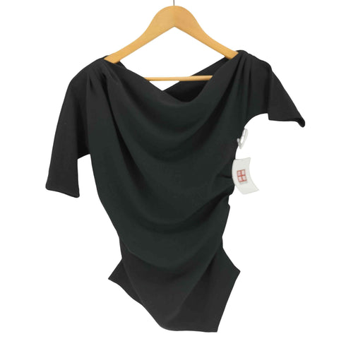 polaura アシンメトリードレープトップス レディース FREE