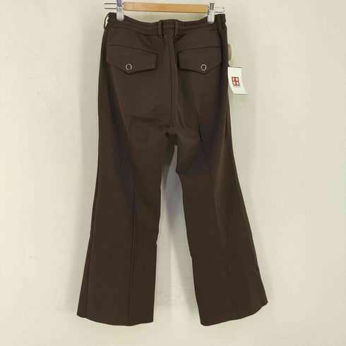 ターク TAAKK BELL BOTTOM JERSEY (BROWN) ベルボトムジャージ メンズ JPN:1