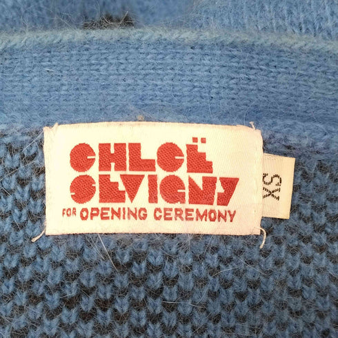 オープニングセレモニー OPENING CEREMONY アンゴラ混 レオパードカーディガン メンズ JPN:XS