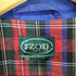 IZOD ロゴ刺繍裏地チェックジップジャケット メンズ JPN:L