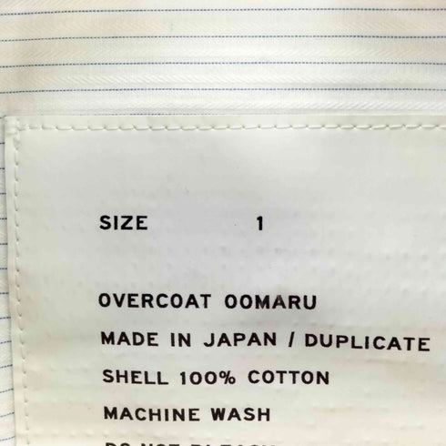 オーバーコート OVERCOAT oomaru ストライプシャツ メンズ 1