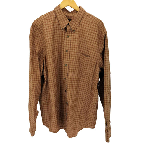 エディーバウアー Eddie Bauer 00S チェックBDシャツ メンズ XL TALL