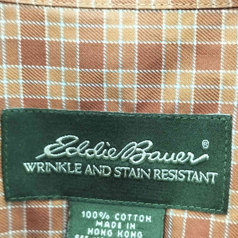 エディーバウアー Eddie Bauer 00S チェックBDシャツ メンズ XL TALL