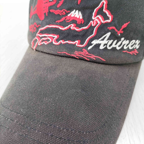 アヴィレックス AVIREX 6パネルキャップ 6PANEL CAP メッシュキャップ メンズ ONE SIZE