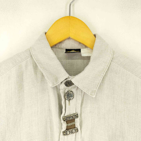 HAMMERSCHMID L/S リネンチロリアンシャツ メンズ