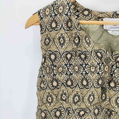 MULTI-WEAR MADE IN CANADA 総柄レーヨンベスト レディース 12