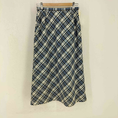 LINDY コットンポリ チェックロングスカート レディース 11