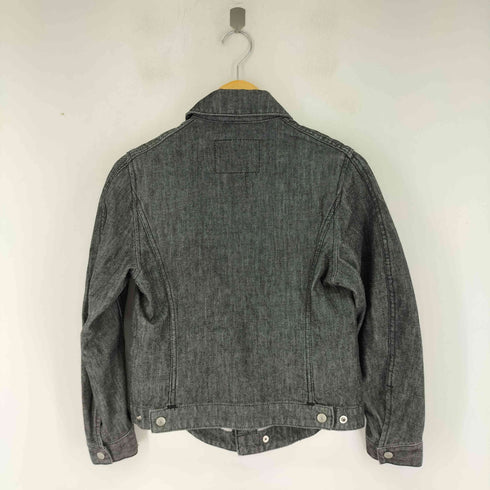 リーバイス Levis 立体裁断ブラックデニムジャケット レディース import:XS