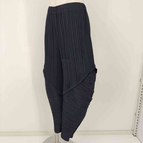 プリーツプリーズイッセイミヤケ PLEATS PLEASE ISSEY MIYAKE プリーツバルーンパンツ プリーツドッキング レディース JPN:3