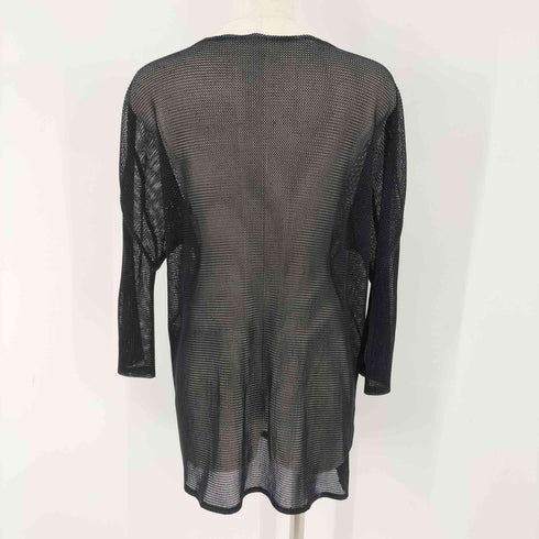 プリーツプリーズイッセイミヤケ PLEATS PLEASE ISSEY MIYAKE プリーツメッシュカーディガン 1ボタン ボレロ レディース JPN:3