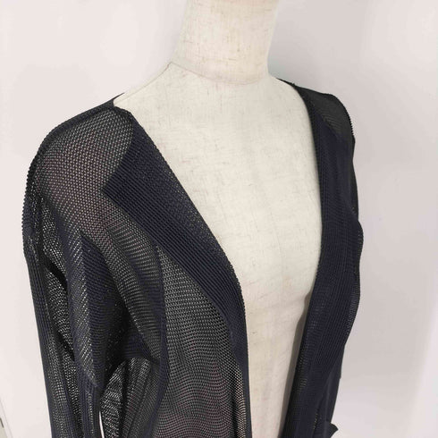 プリーツプリーズイッセイミヤケ PLEATS PLEASE ISSEY MIYAKE プリーツメッシュカーディガン 1ボタン ボレロ レディース JPN:3