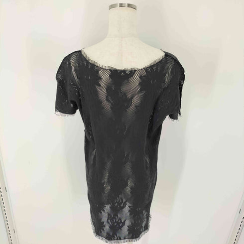 プリーツプリーズイッセイミヤケ PLEATS PLEASE ISSEY MIYAKE 花柄レースチュニックワンピース レディース JPN:3
