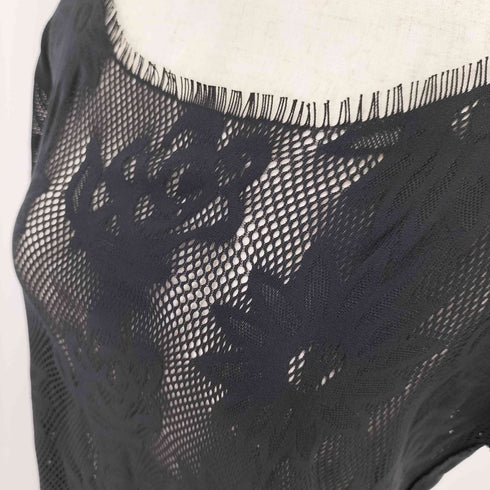 プリーツプリーズイッセイミヤケ PLEATS PLEASE ISSEY MIYAKE 花柄レースチュニックワンピース レディース JPN:3