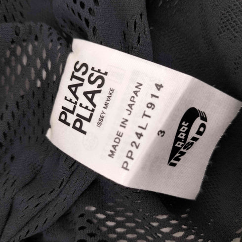プリーツプリーズイッセイミヤケ PLEATS PLEASE ISSEY MIYAKE 花柄レースチュニックワンピース レディース JPN:3
