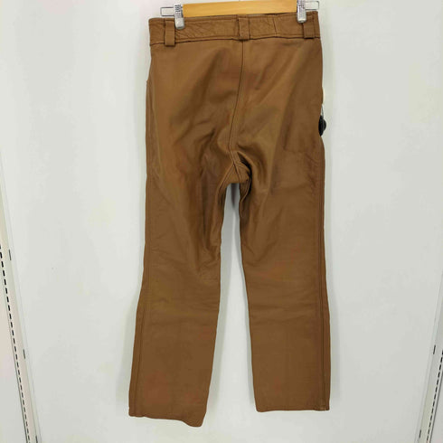 60S 棒TALON センターシームレザーパンツ キャメル メンズ