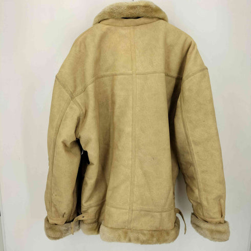 BX 90S PVC フェイクムートンジャケット メンズ 2XL