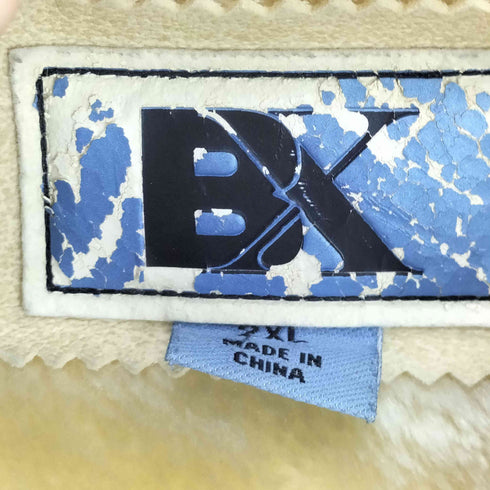 BX 90S PVC フェイクムートンジャケット メンズ 2XL