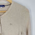バーバリーブルーレーベル BURBERRY BLUE LABEL ワンポイント刺繍 コットンカーディガン レディース JPN:38