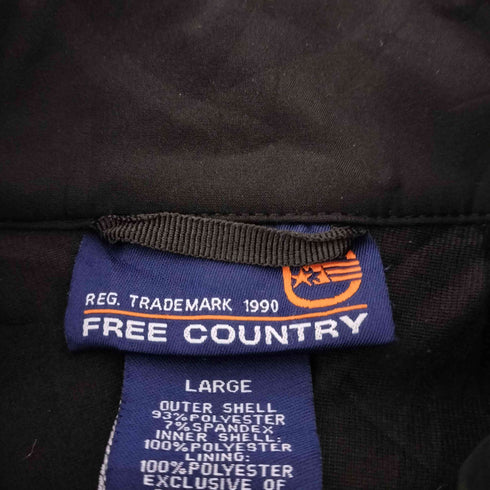 フリーカントリー free country ロゴ刺繍ボンディングジャケット メンズ JPN:L