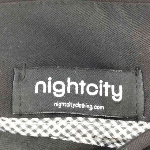 nightcity フロントタック x バックプリーツ ロングスカート レディース