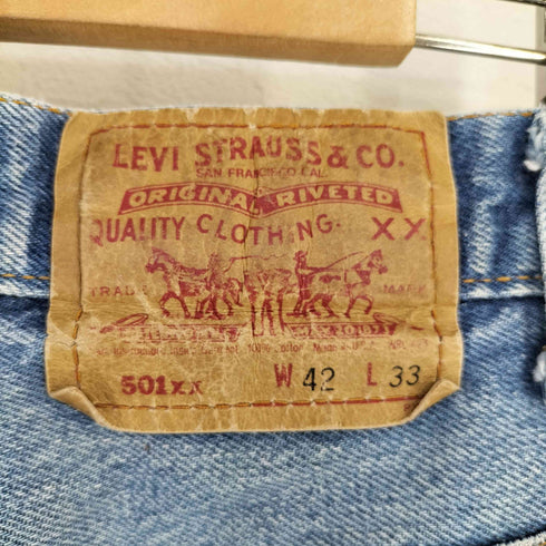 リーバイス Levis USA製 ボタン裏520刻印 501xx ストレートデニムパンツ メンズ 42inch