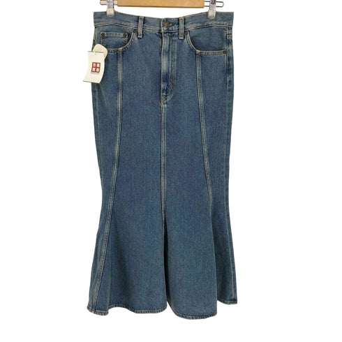 コス COS PANELLED FLARED DENIM SKIRT パネルフレアデニムスカート レディース JPN:36
