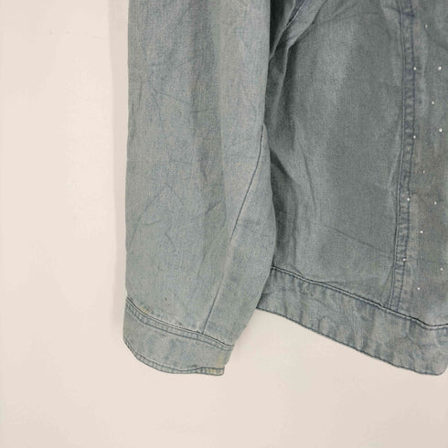CATHY DANIEIS ビジューデザインジップデニムジャケット レディース JPN:XL
