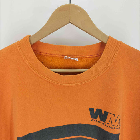 MARTIN'S Uniforms WASTE MANAGEMENT 両面プリント 裏起毛 スウェット メンズ import:XL