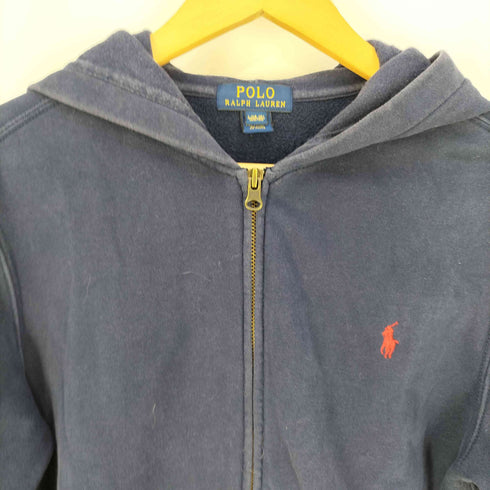 ポロラルフローレン POLO RALPH LAUREN ポニー刺繍 フルジップスウェットパーカー レディース L(14-16)