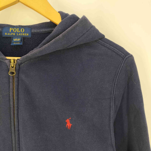 ポロラルフローレン POLO RALPH LAUREN ポニー刺繍 フルジップスウェットパーカー レディース L(14-16)