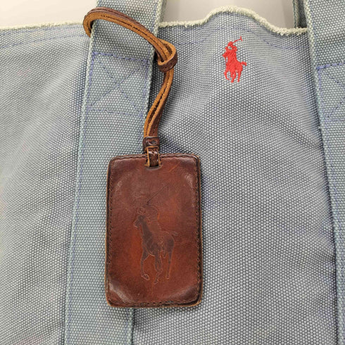 ポロラルフローレン POLO RALPH LAUREN ポニー刺繍 キャンバストートバック レディース